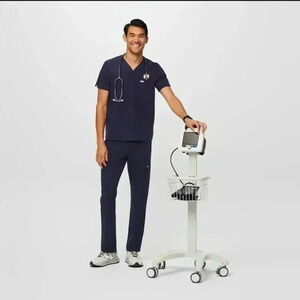 Figs men's scrub set navy large